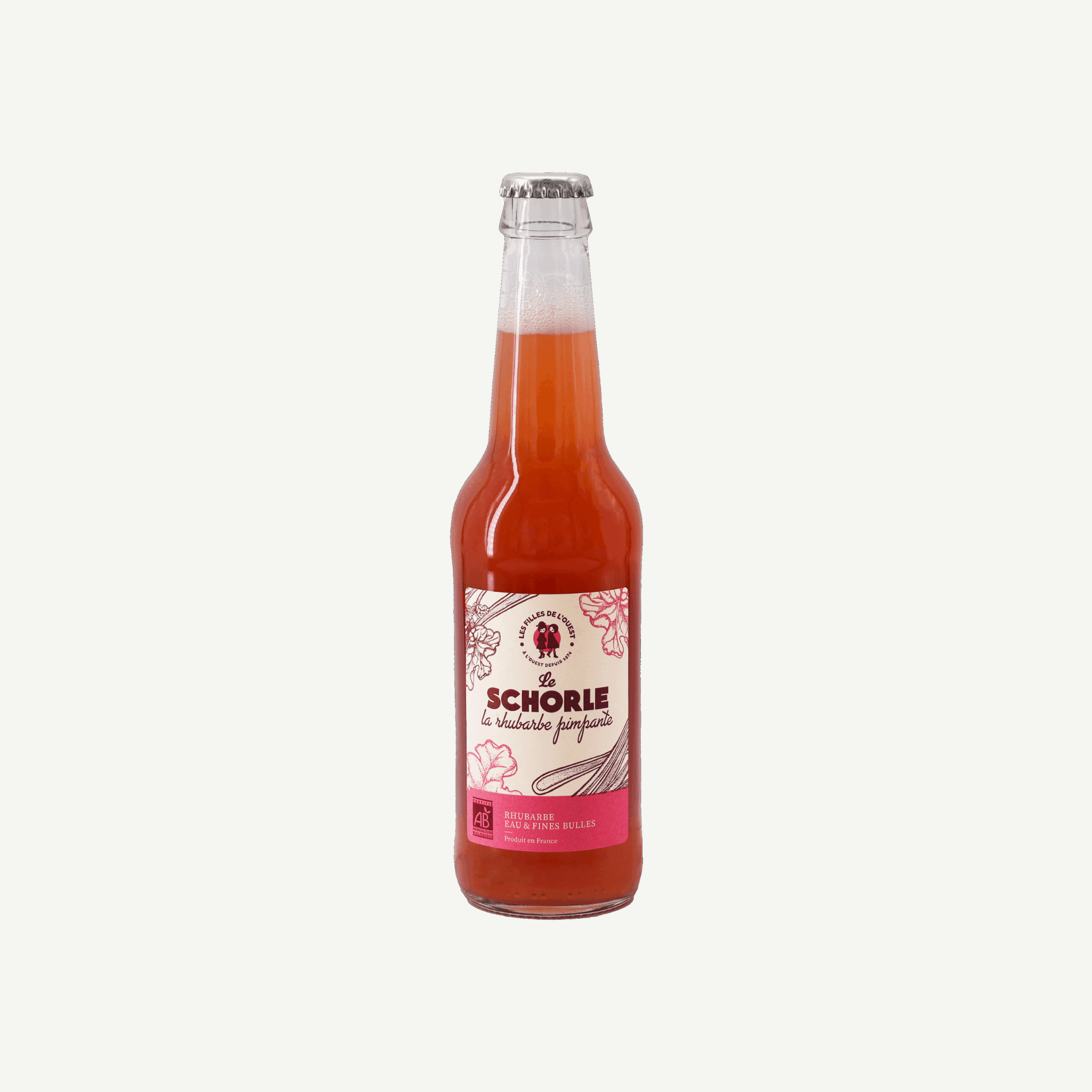Les Filles de l'Ouest - La Rhubarbe Pimpante - 12x33cl
