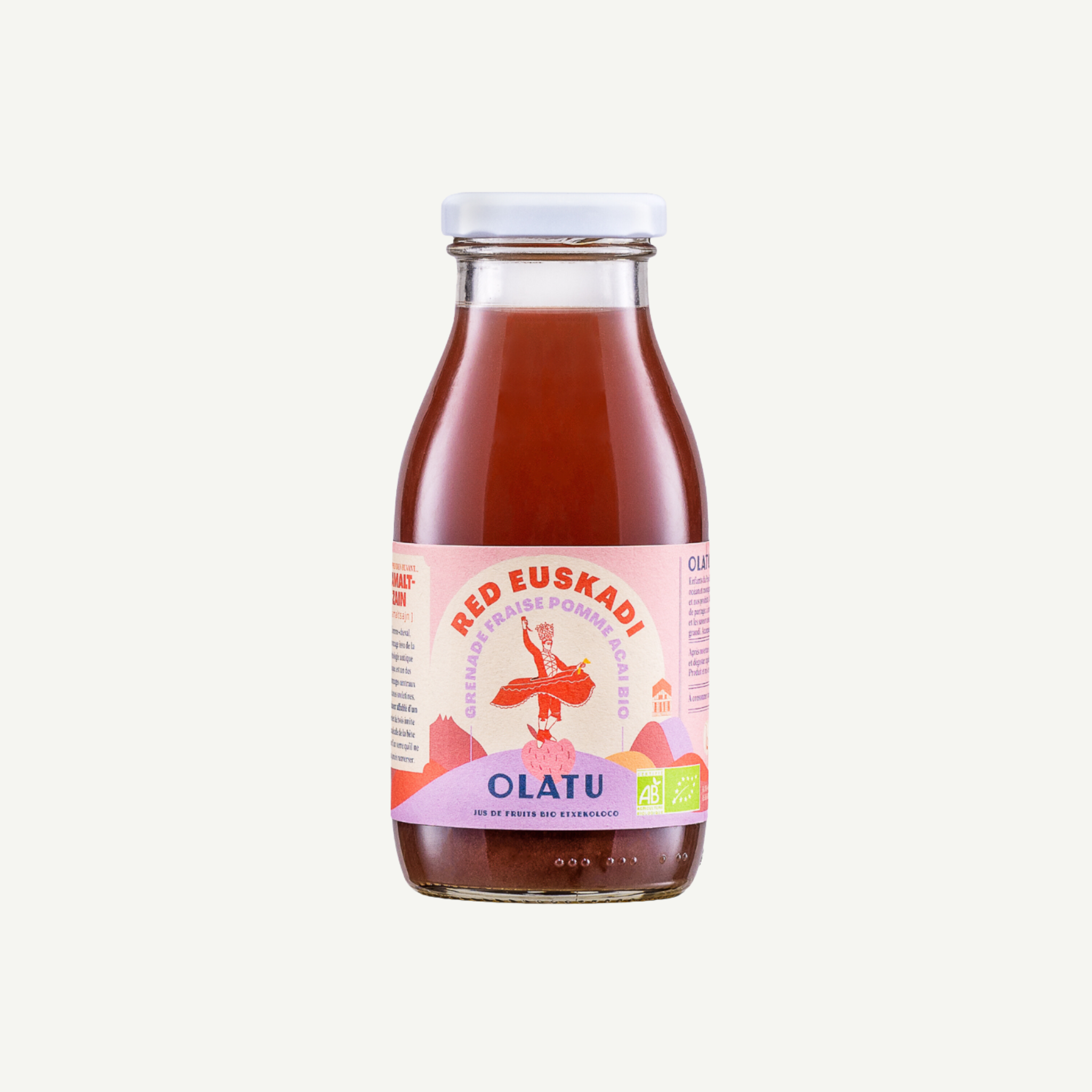 Olatu - Red Euskadi (Grenade, Fraise, Pomme, Açaï) - 12x20cl