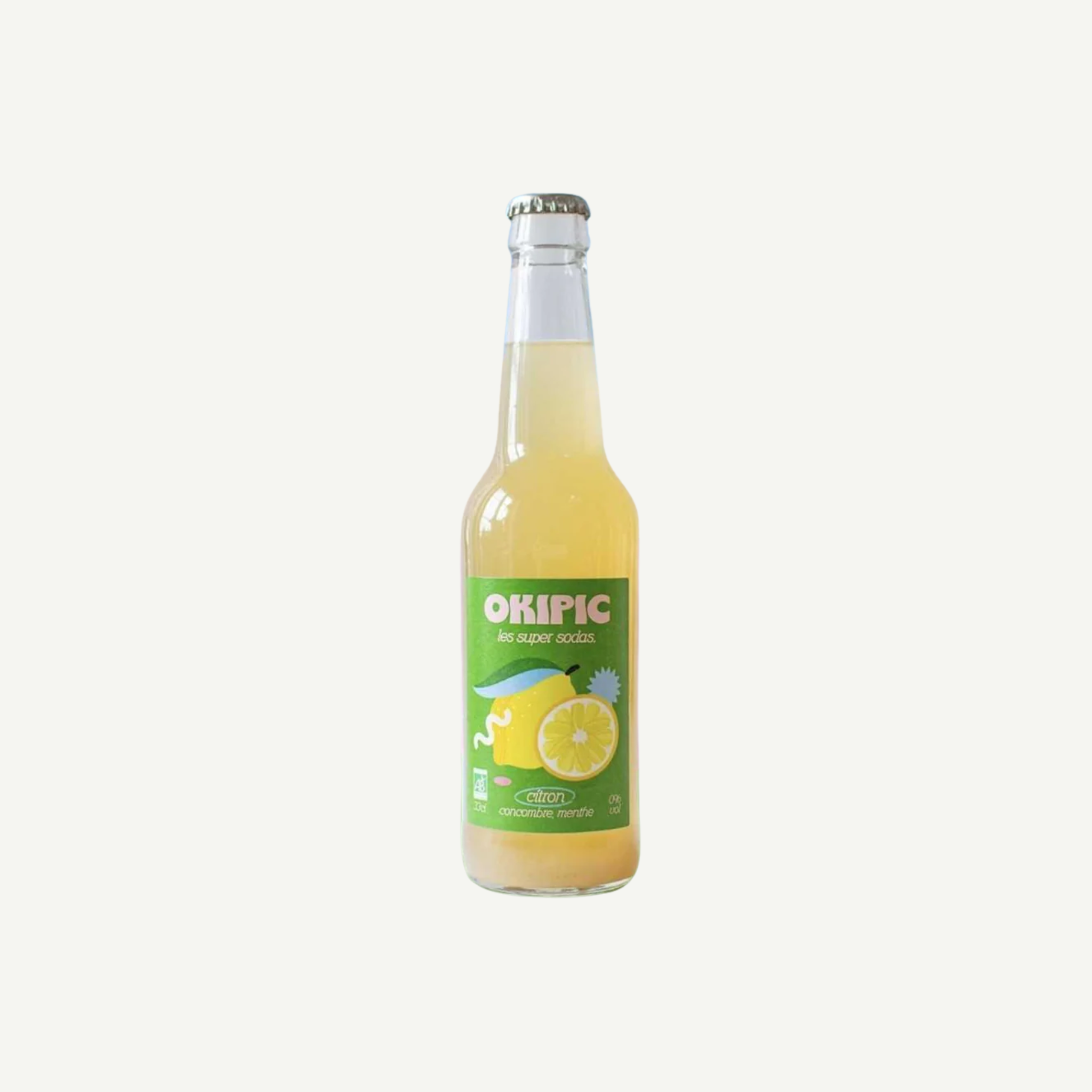 Okipic - Citron, Concombre, Menthe - 12x33cl
