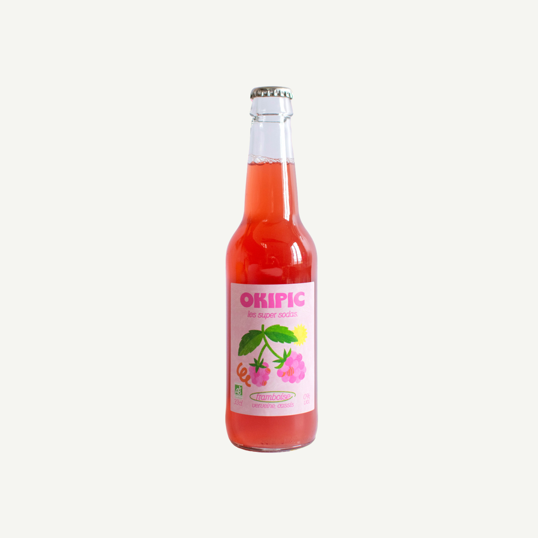 Okipic - Framboise, Verveine, Cassis - 12x33cl