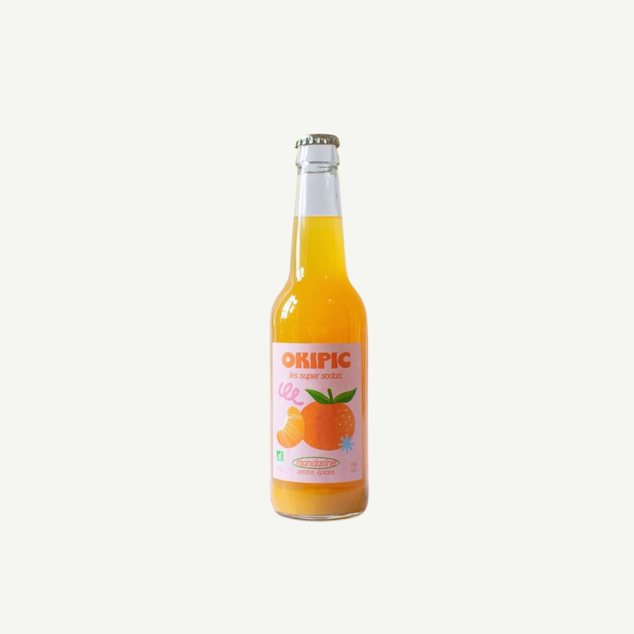 Okipic - Mandarine, Zestes, Epices - 12x33cl