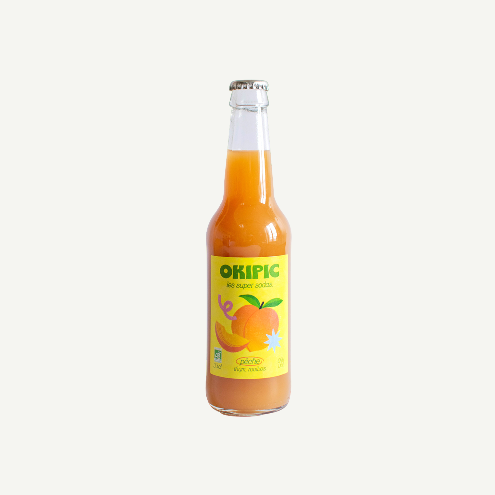 Okipic - Pêche, Thym, Rooibos - 12x33cl