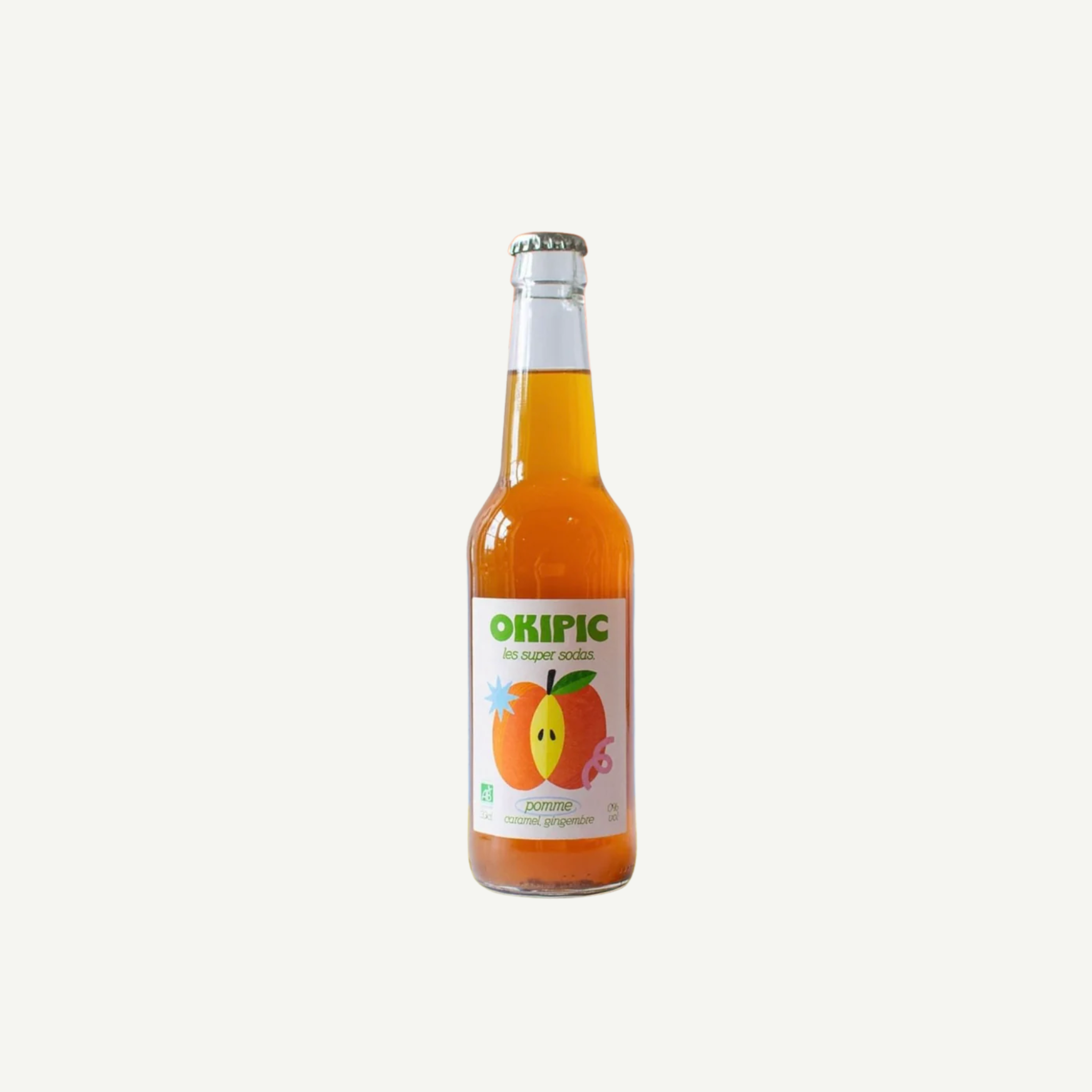 Okipic - Pomme, Caramel et Gingembre - 12x33cl