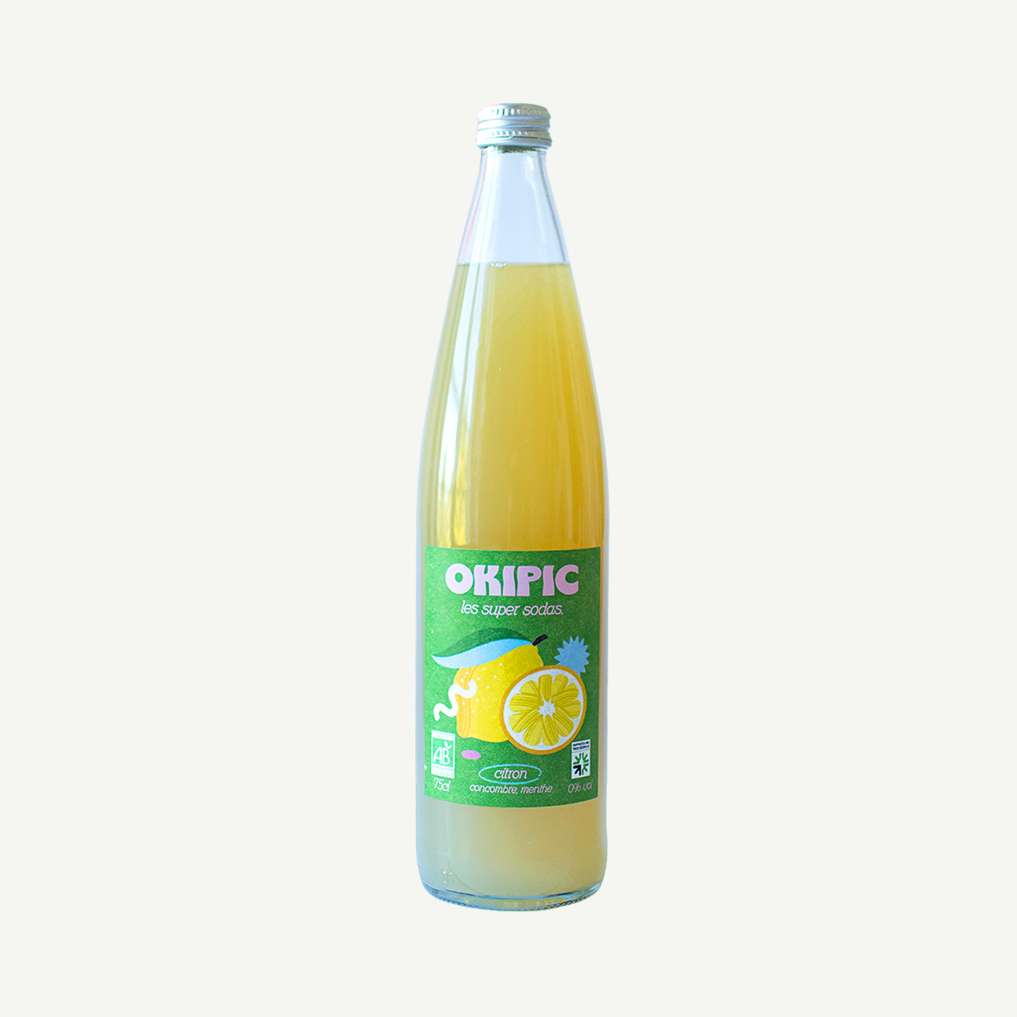 Okipic - Citron, Concombre, Menthe - 6x75cl